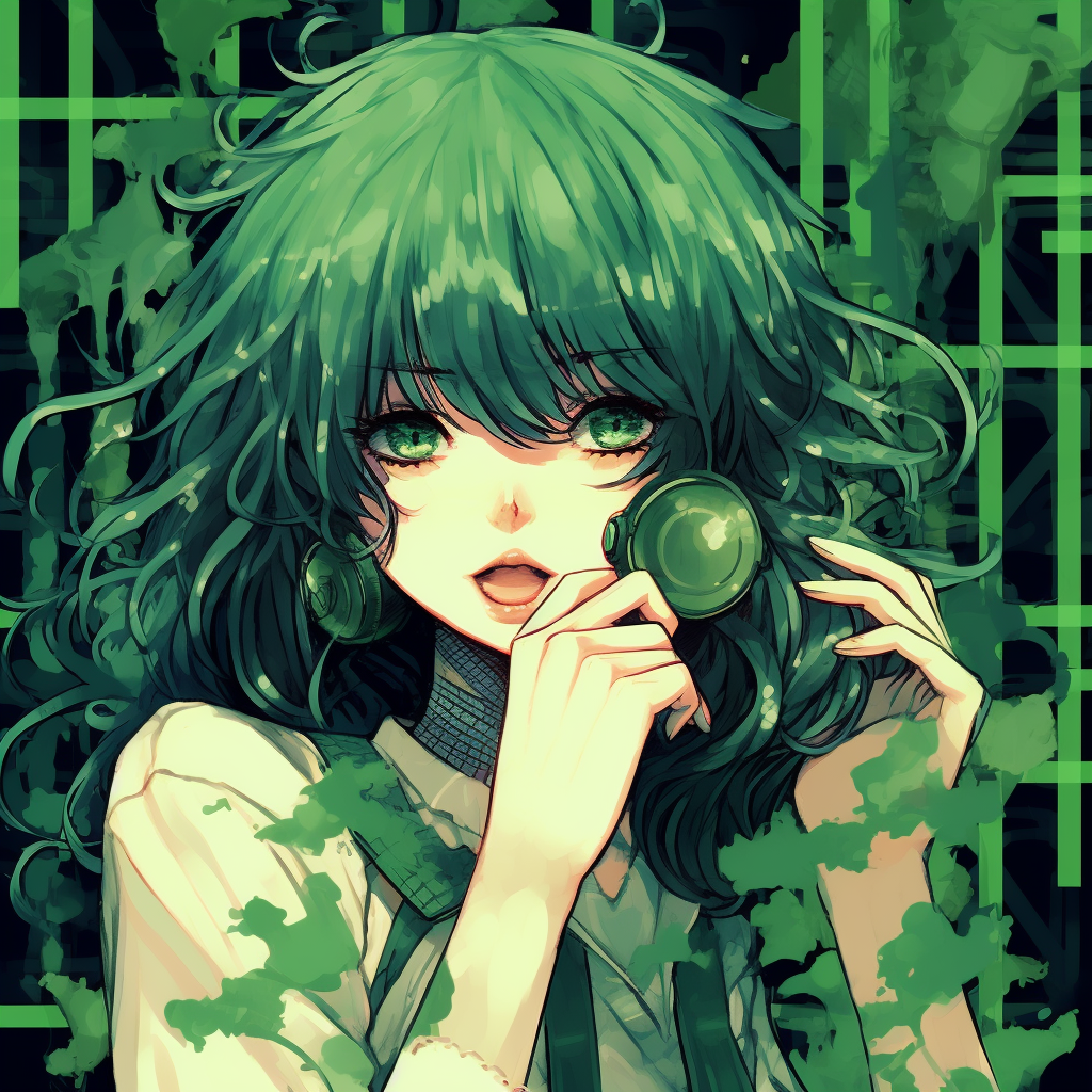 Green Anime Pfp Aesthetic Icons - Green Anime Pfp Universe (@pfp