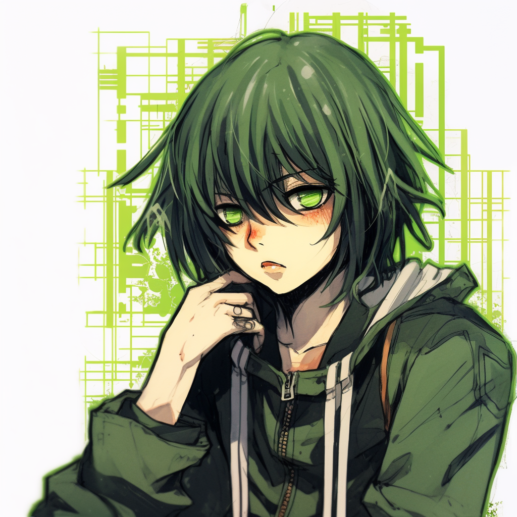 Green Anime Pfp Aesthetic Icons - Green Anime Pfp Universe (@pfp