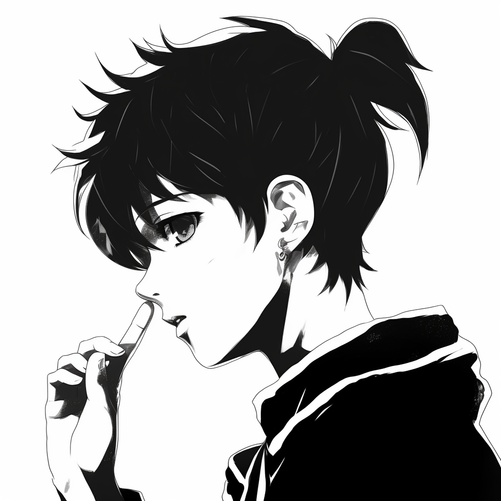 Anime profile picture black and white Posts - Spaces & Lists on Hero