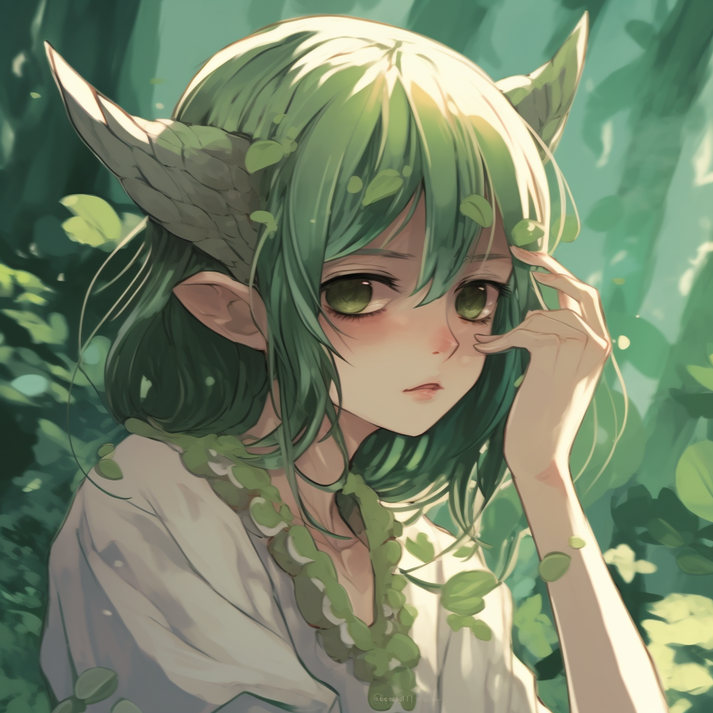 Green Anime Pfp Aesthetic Icons - Green Anime Pfp Universe (@pfp)