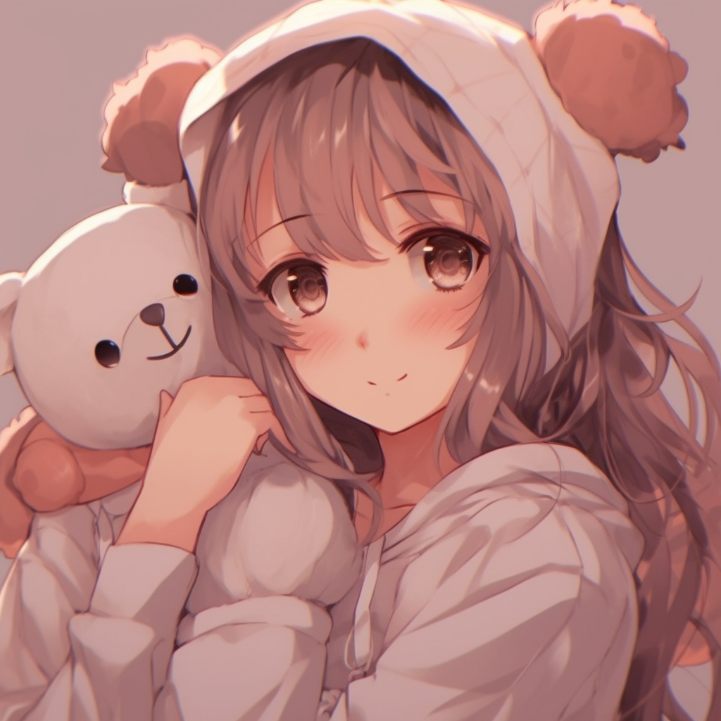 Bear anime girl pfp