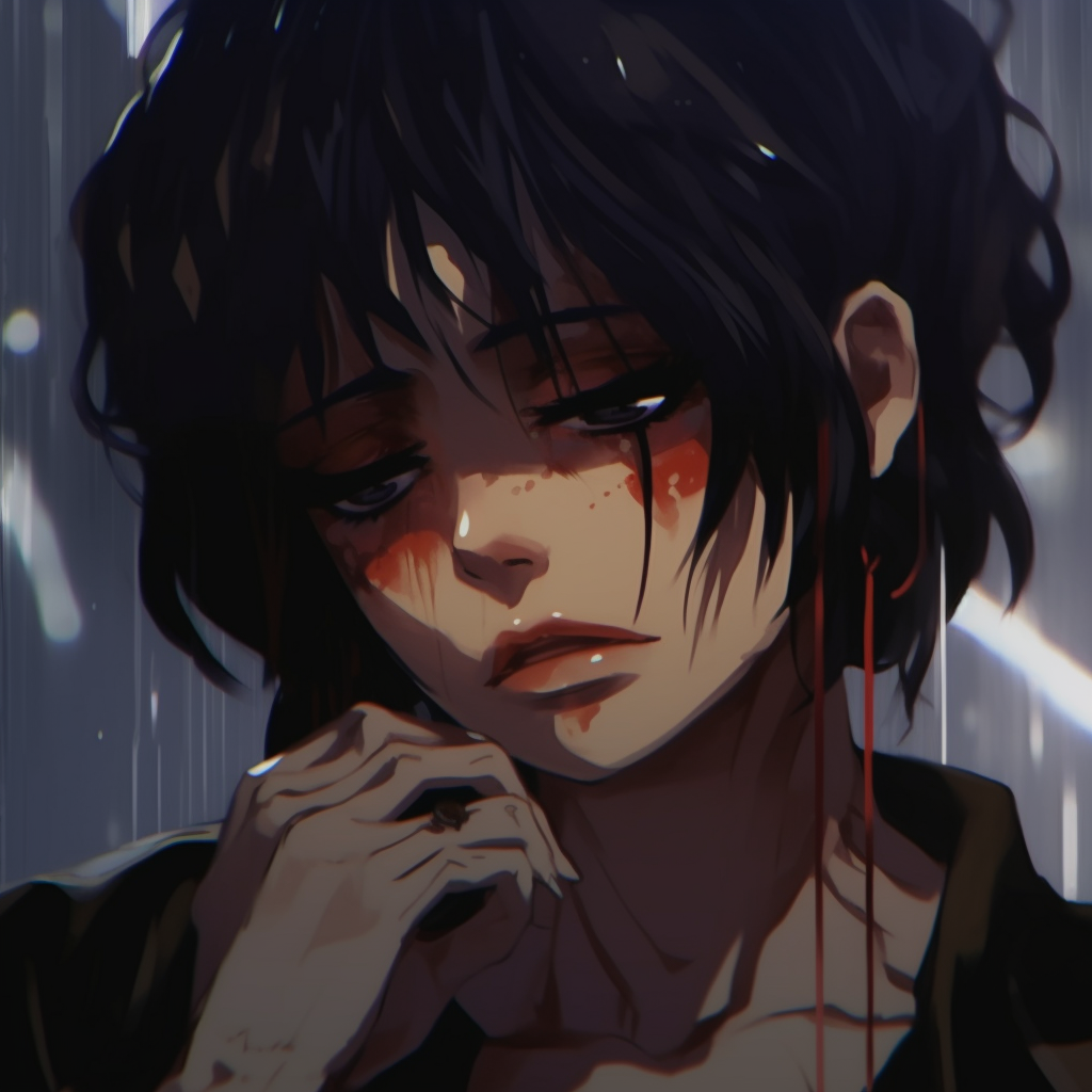 crying anime eyes 6618174 Vector Art at Vecteezy