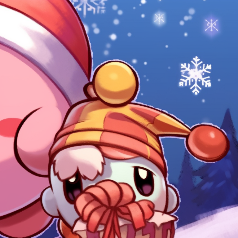 Festive kirby pair best - matching kirby christmas pfp, aesthetic ...