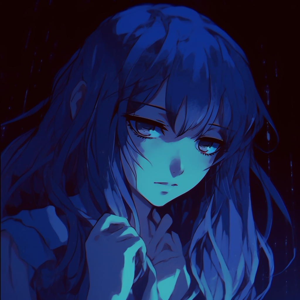 Dark Blue And Noir Anime - Blue Anime Pfp Designs (@pfp) | Hero