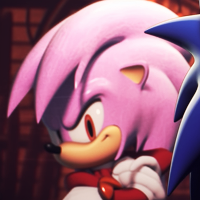 Amy - Sonic (Matching icons)  Sonic and amy, Shadow and amy, Sonic