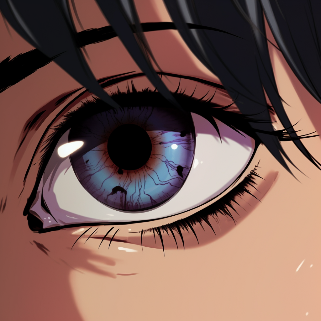 the anime eyes closeup thing