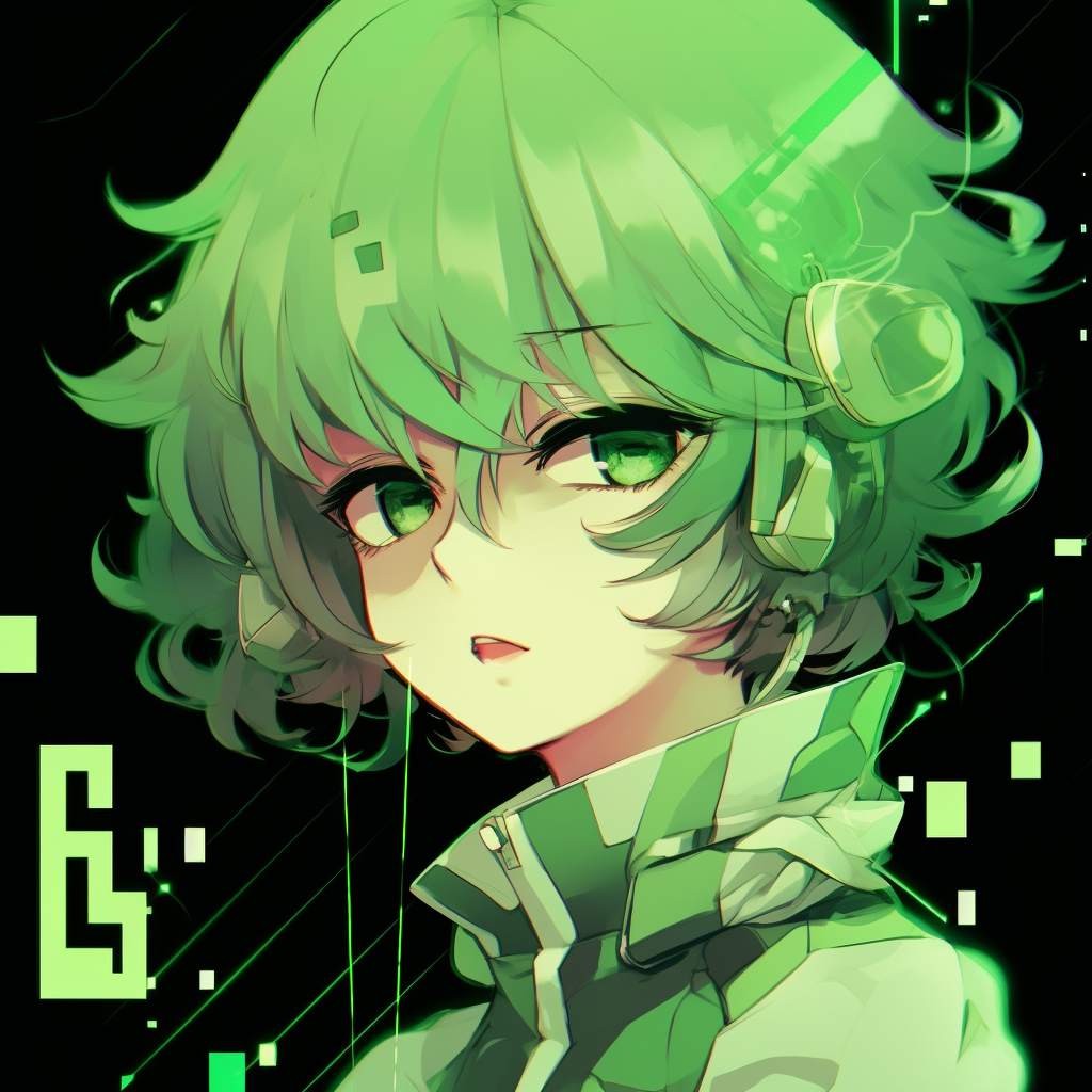 Green Anime Pfp Aesthetic Icons - Green Anime Pfp Universe (@pfp)