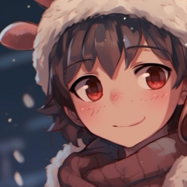 Snowy companions matching cool matching cool christmas pfp aesthetic