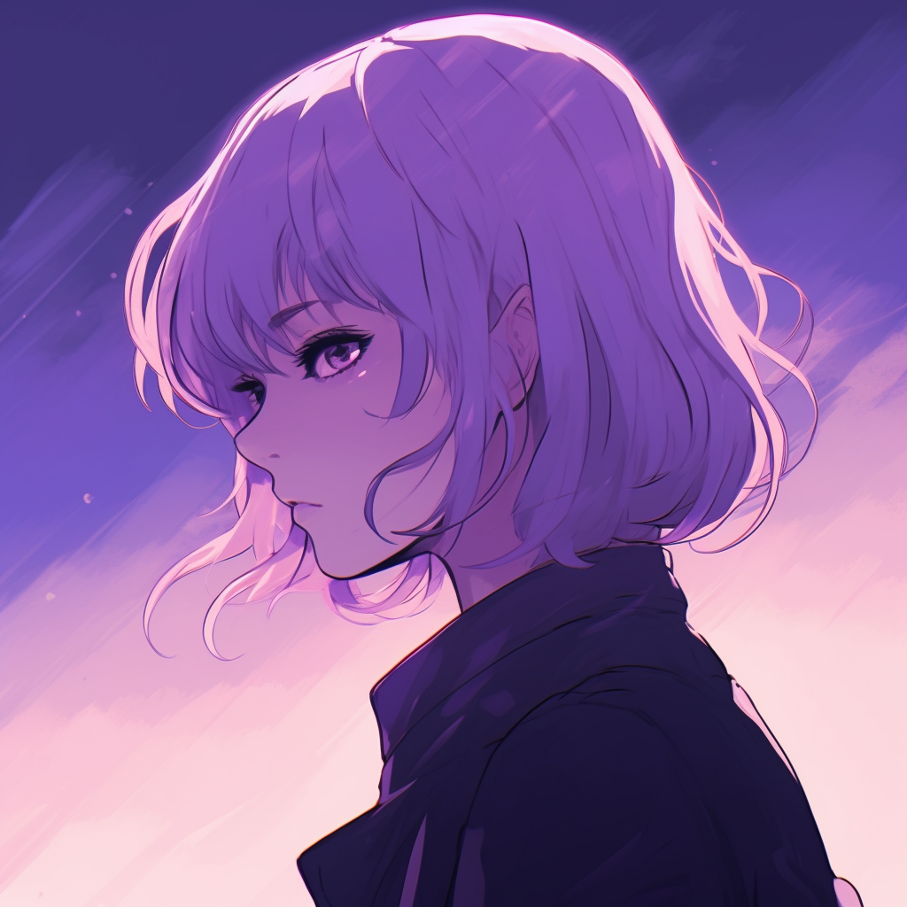 Aesthetic Purple Anime Pfp - Purple Pfp Anime Collection (@pfp) | Hero