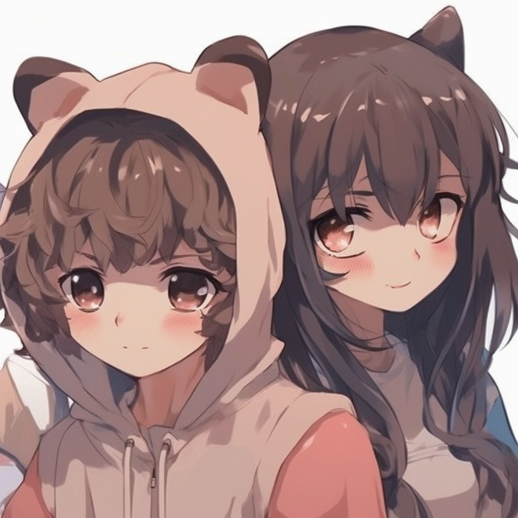 Cute Anime BFF Wallpapers Download