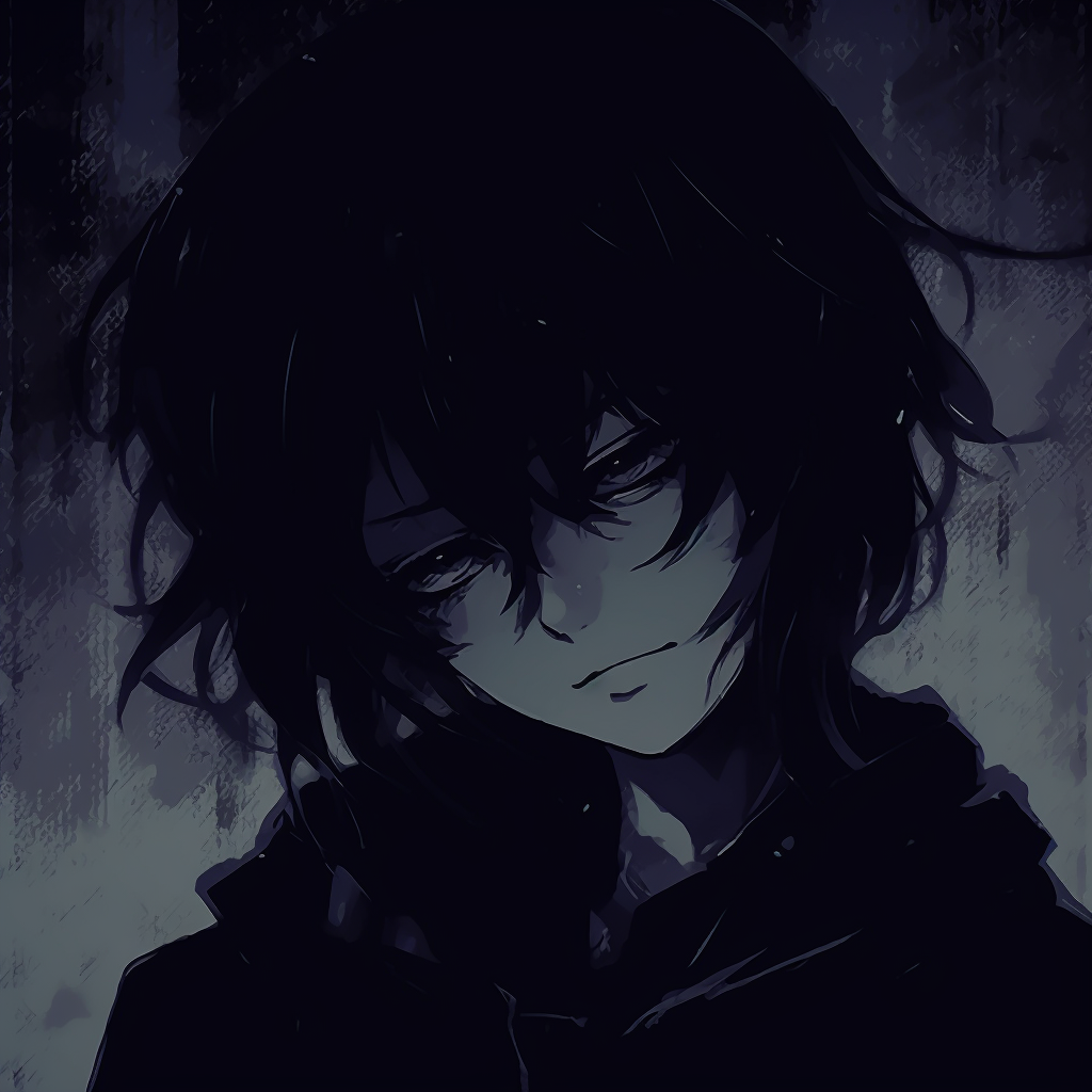 Download Boy With Red Eye Dark Aesthetic Anime Pfp Wallpaper