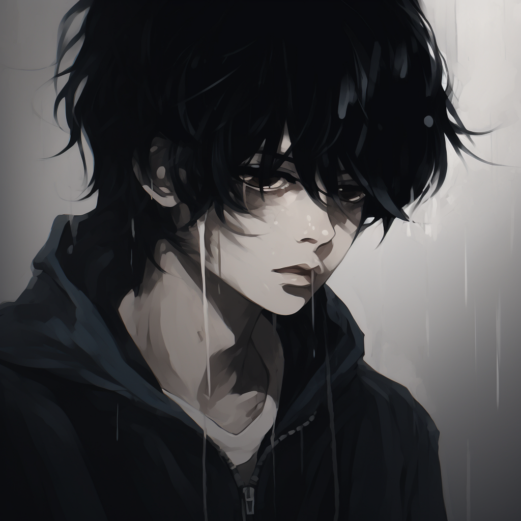 Depression Anime Pictures Guy Wallpapers - Wallpaper Cave