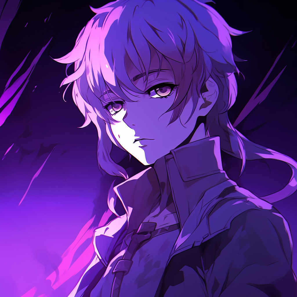 Purple Themed Anime Warrior - Expert Purple Anime Pfp (@pfp)