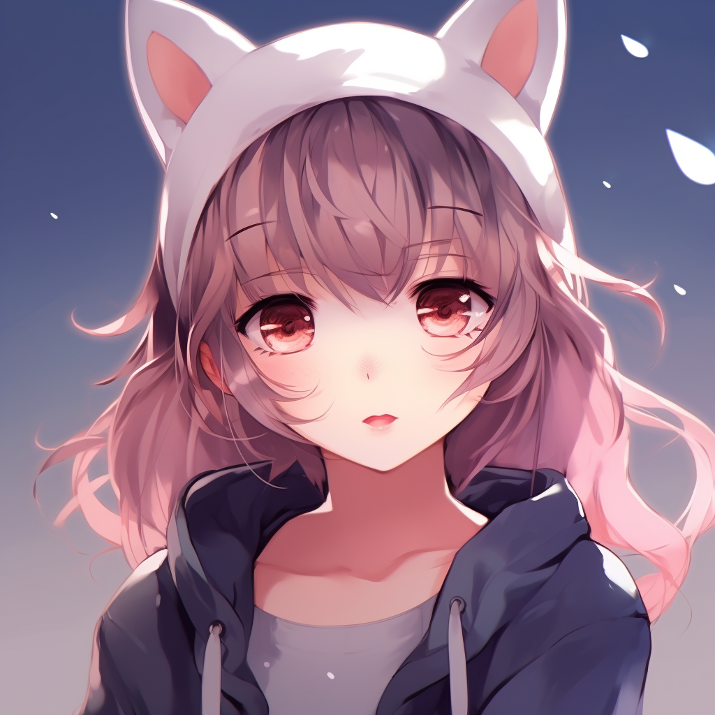 Download Pink Cat Girl Pfp Picture | Wallpapers.com