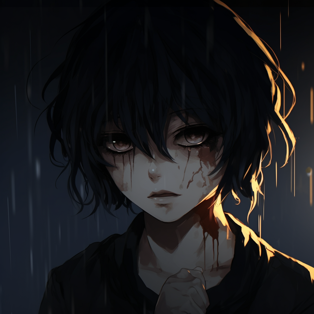 Anime boy, anime boy, anime boys, depressed, glitch, lonely, sad, sad anime  boy, HD phone wallpaper | Peakpx