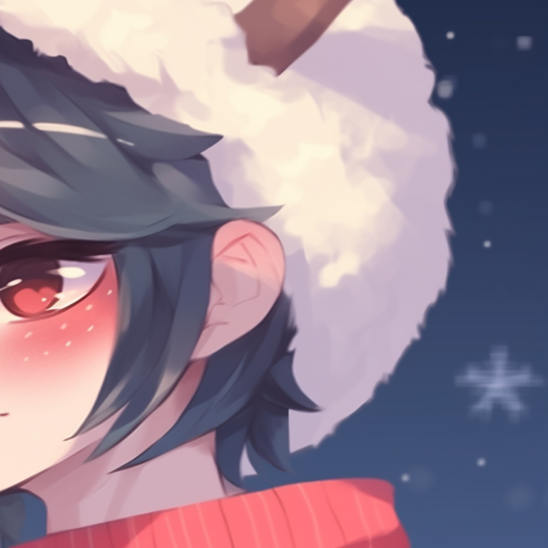 Anime Christmas Matching Icons