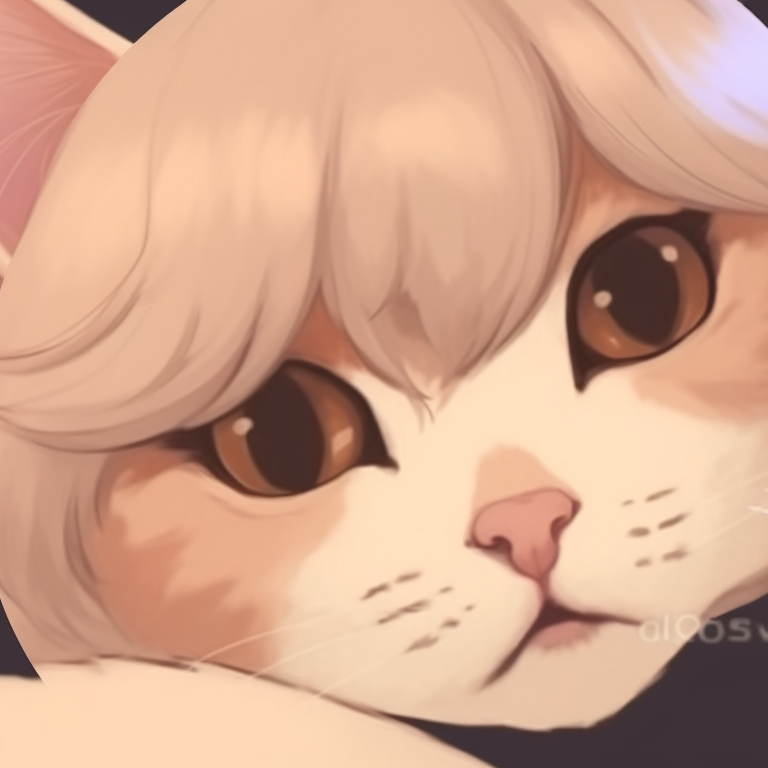 Cat ear matching pfp 2/2 - Discord Pfp