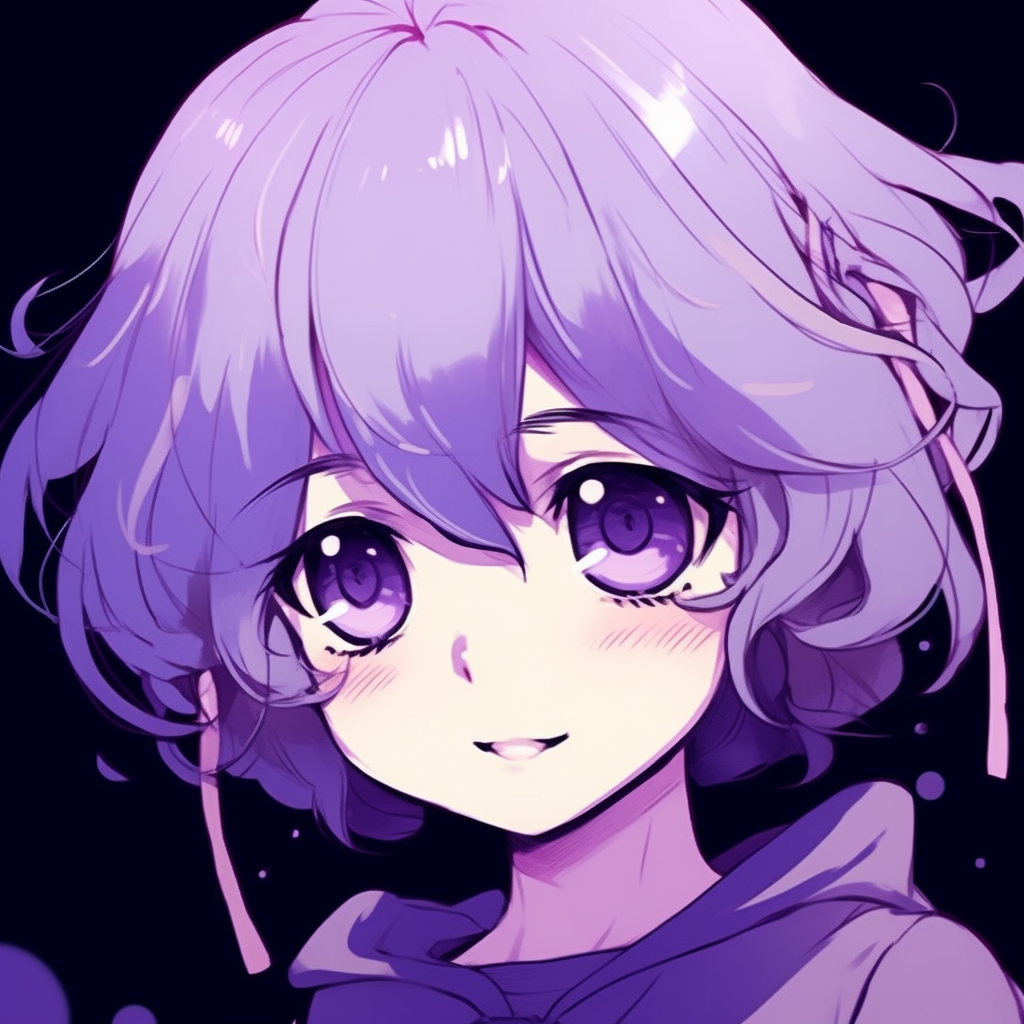 Anime Girl Sitting On Purple Tree Live Wallpaper - MoeWalls