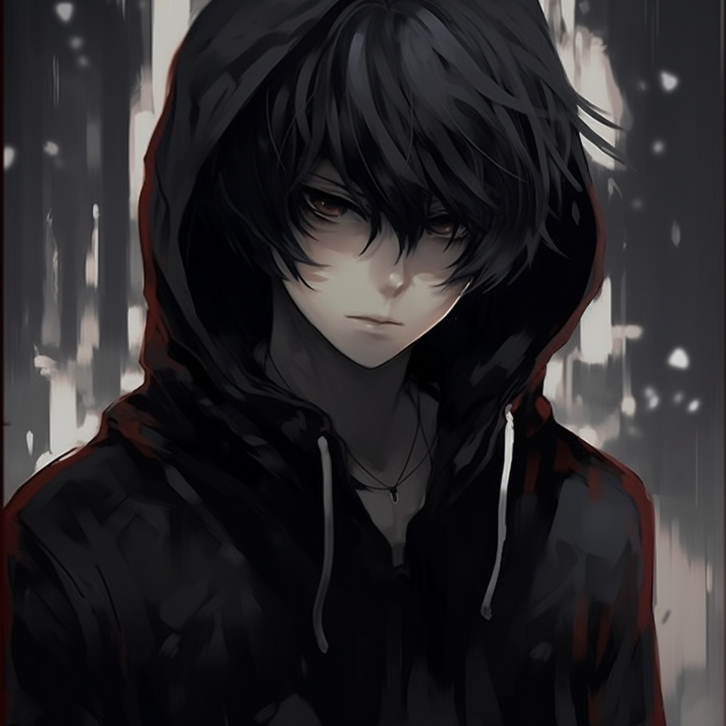 Dark Anime Boy | Poster