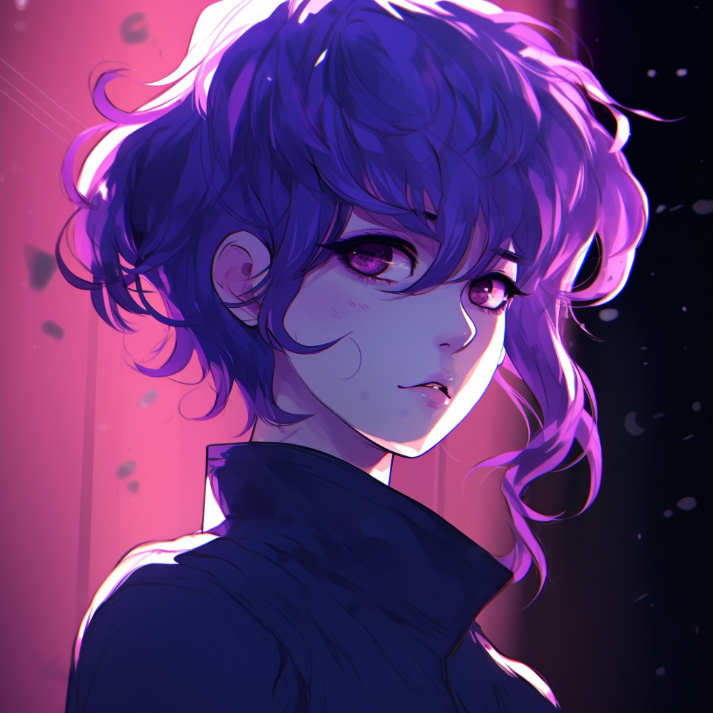 Purple Hued Profile Vibrant - Purple Pfp Anime Collection (@pfp) | Hero