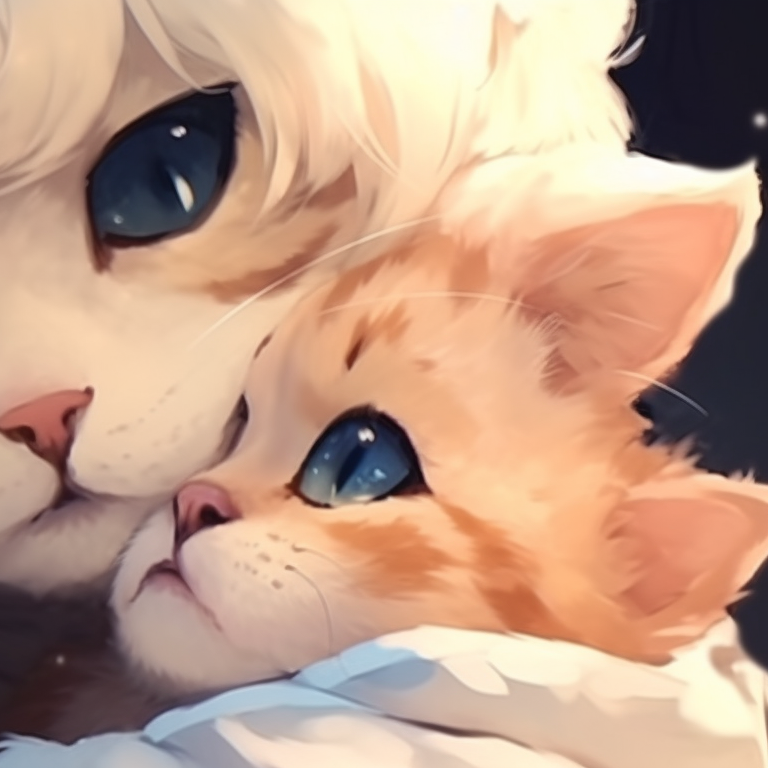 Cuddling Kittens Cute Cat - Cute Cat Matching Pfp Aesthetic Matching Pfp  Ideas (@pfp)