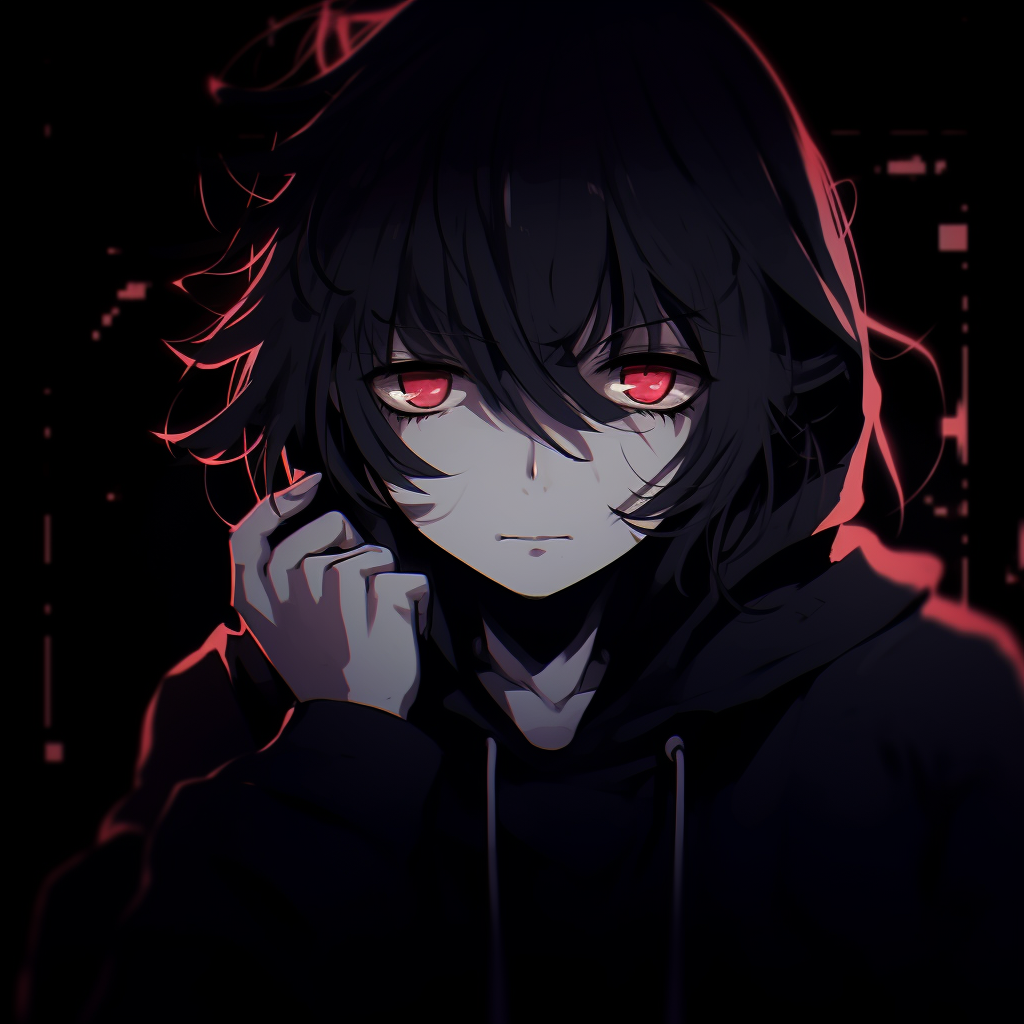 Enigmatic Boy With Hidden Eyes - Dark Aesthetic Anime Pfp Collection (@pfp)