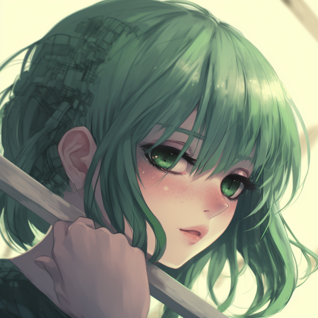 Green Anime Pfp Aesthetic Icons - Green Anime Pfp Universe (@pfp)