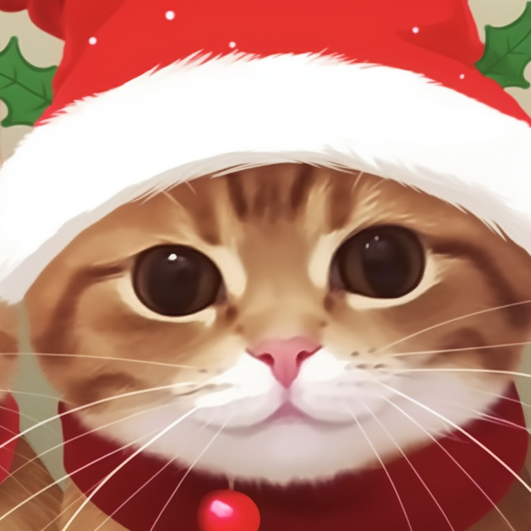 Christmas Cat Companions Matching - Matching Christmas Cat Pfp Aesthetic Matching  Pfp Ideas (@pfp)