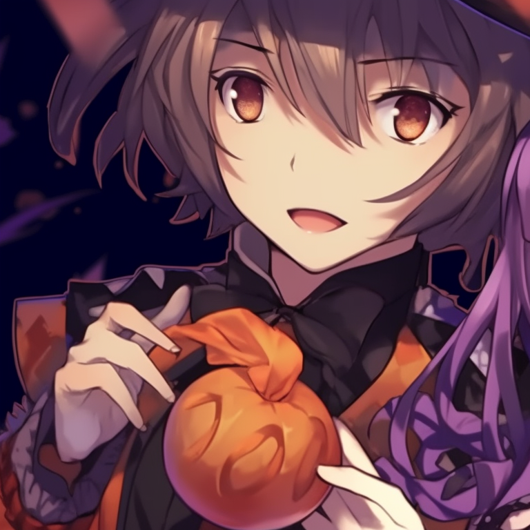 Animated Halloween Matching Couple Profile Island - Anime Couple Pfp  Matching Halloween Theme Aesthetic Matching Pfp Ideas (@pfp)