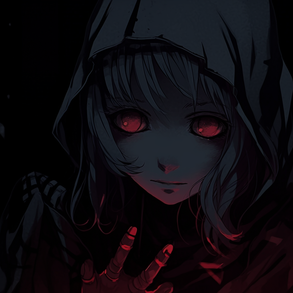 Dark anime girl