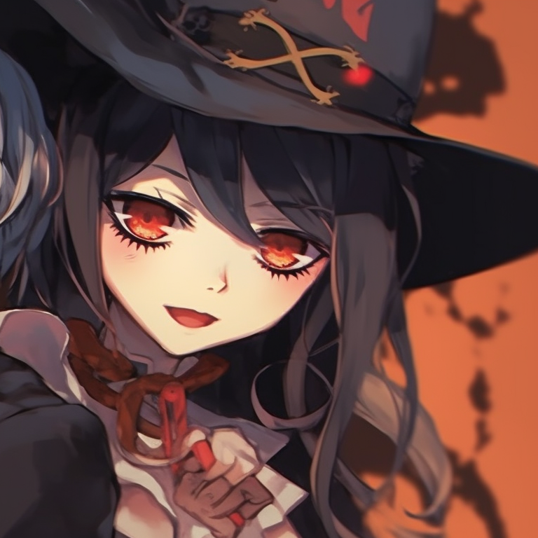 Grim Grin Animated Halloween - Anime Couple Pfp Matching Halloween Theme  Aesthetic Matching Pfp Ideas (@pfp)