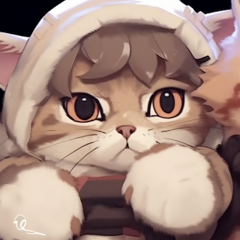 Cat ear matching pfp 2/2 - Discord Pfp