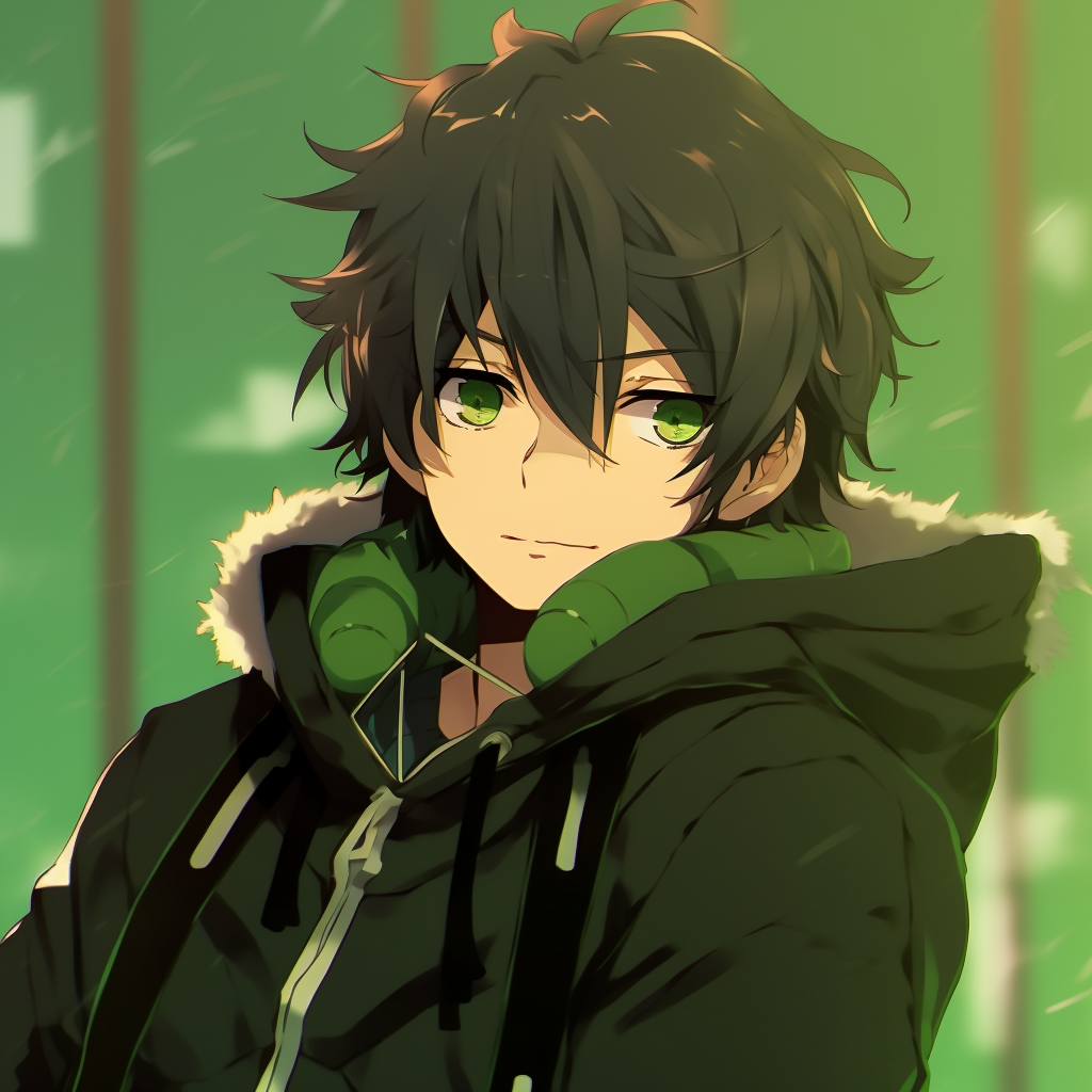 Green Anime Pfp Aesthetic Icons - Green Anime Pfp Universe (@pfp)