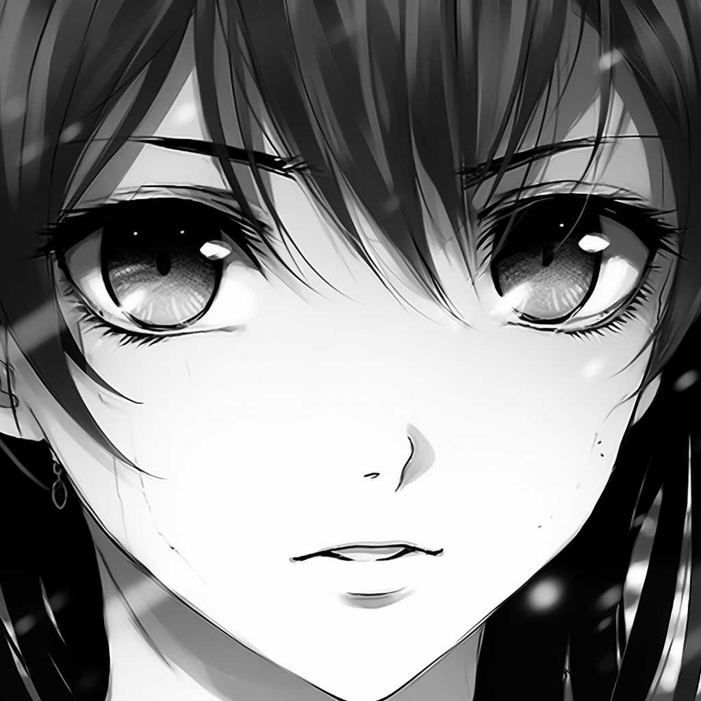 Classic Black And White Anime Girl Pfp - Top Black And White Pfp