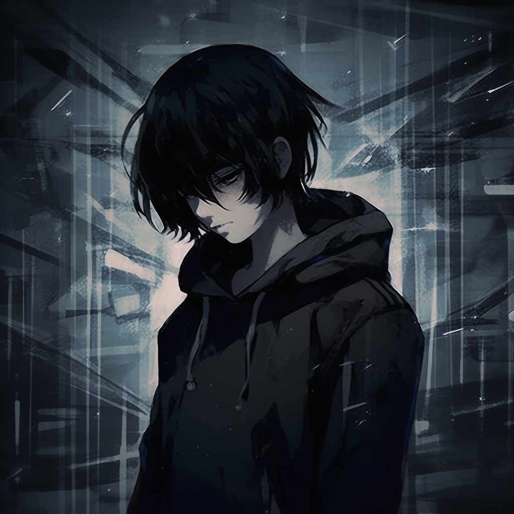 Cute Anime Boy, black hair, HD phone wallpaper | Peakpx