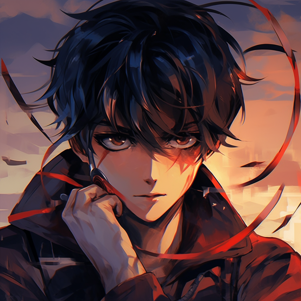 Anime Fan art Manga, Anime Boy Pic, cg Artwork, black Hair png