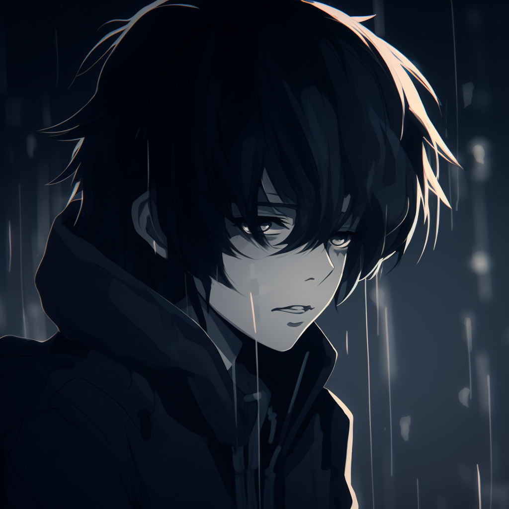 Sad Anime Boy Rooftop Building Digital Stock Illustration 2331082937 |  Shutterstock