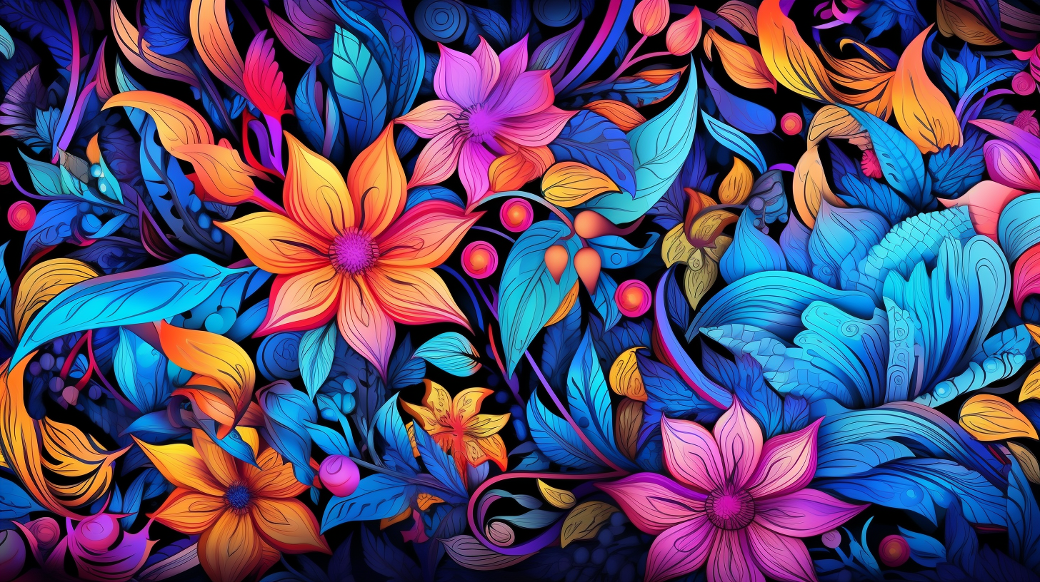 Colorful and vibrant wallpaper
