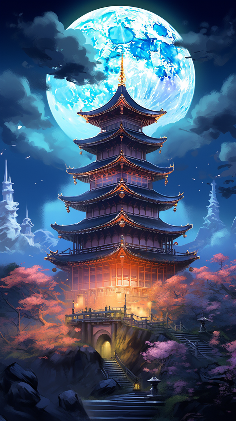 Download free 4k Computer Japanese Pagoda Wallpaper - MrWallpaper.com