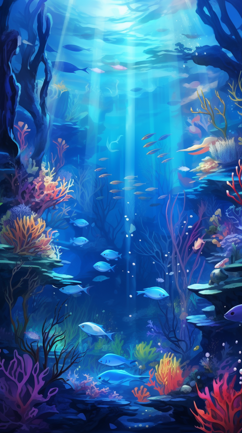 17] Underwater Anime Room LIVE WALLPAPER - YouTube