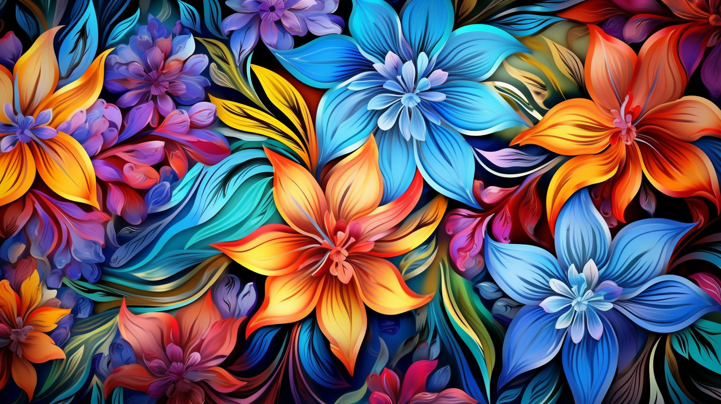 Colorful and vibrant wallpaper